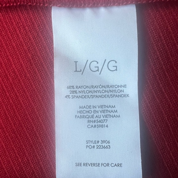 Cabi Spencer Jacket Collared Button Snap Front Knit Moulin Rouge Red Size Large - Picture 9 of 11